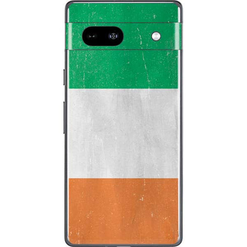 Ireland Flag Distressed Google Pixel 7a Skin